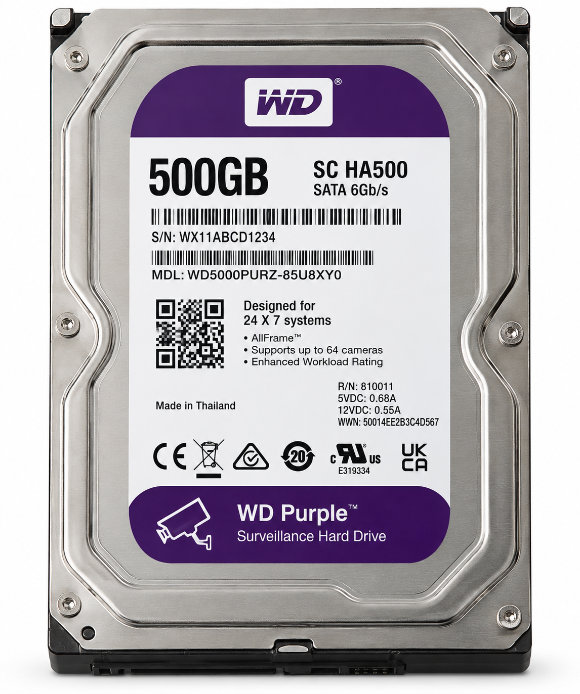 SC HA500 Surveillance Hard Drive 500GB